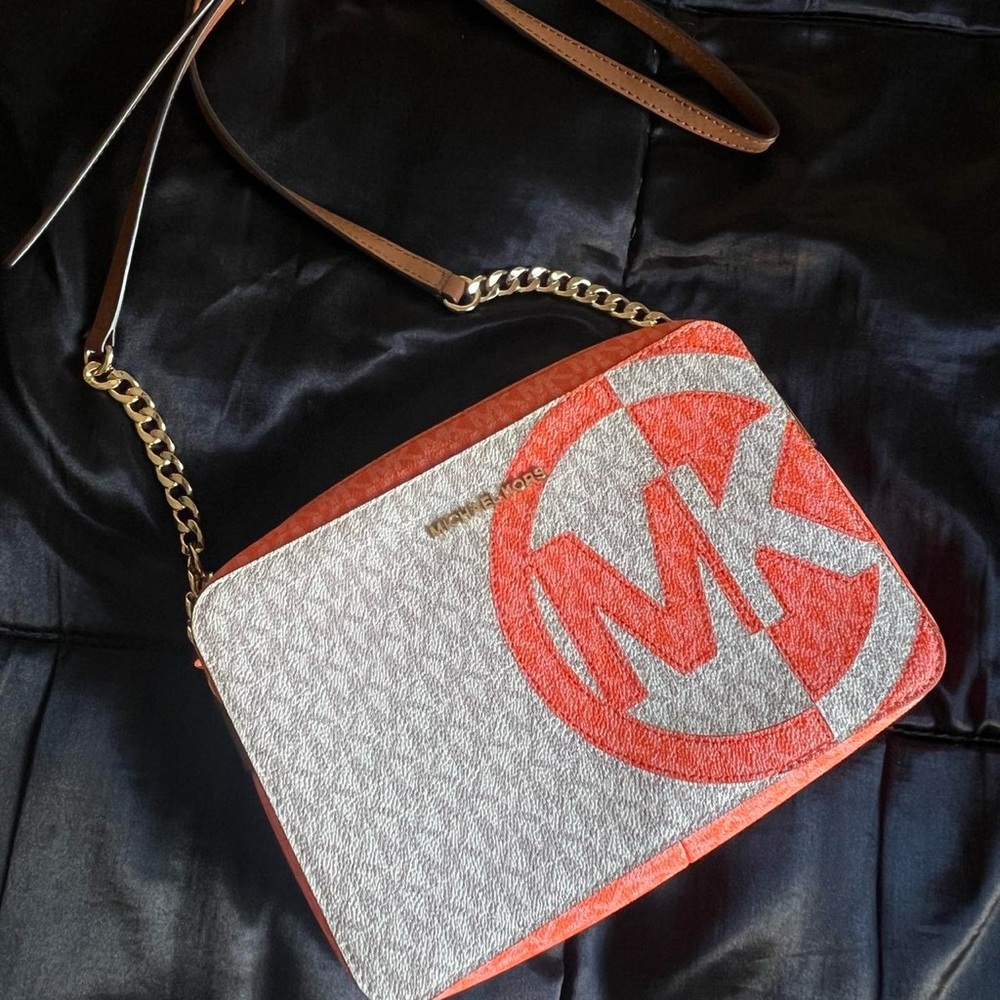 Michael Kors Monogram Crossbody Bag